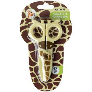 Ножиці дитячі пластикові, безпечні, 12см Giraffe