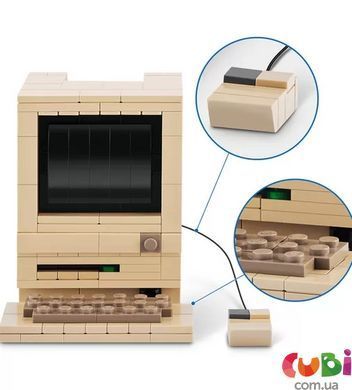 Конструктор в капсуле Max серии "Retro" S1 &ndash; Компьютер Макинтош (83185AGQ8), комбинированый