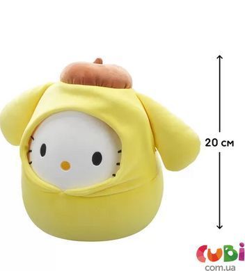 Мʼяка іграшка SQUISHMALLOWS серії Хелоу Кітті - ХЕЛОУ КІТТІ В ОБРАЗІ ПОМПОМПУРІН (20 см)