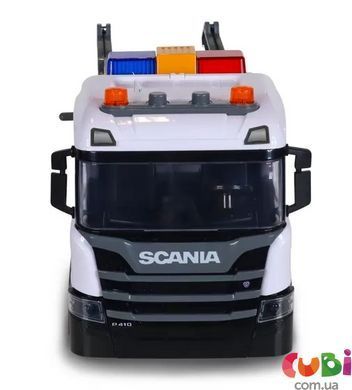 Ігровий набір серії "Mid Truck" &ndash; Евакуатор Scania з машиною поліції (світло, звук) (3004KS), комбінований