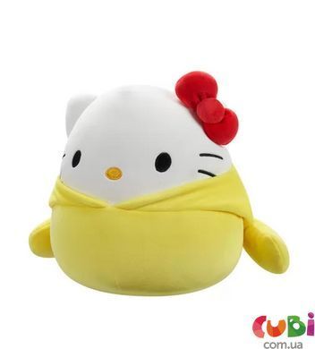 Мʼяка іграшка SQUISHMALLOWS серії Хелоу Кітті - ХЕЛОУ КІТТІ В ОБРАЗІ ПОМПОМПУРІН (20 см)