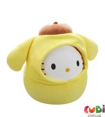 Мʼяка іграшка SQUISHMALLOWS серії Хелоу Кітті - ХЕЛОУ КІТТІ В ОБРАЗІ ПОМПОМПУРІН (20 см)