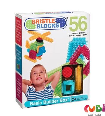 Конструктор серії Bristle Blocks - БУДІВЕЛЬНИК (56 деталей, у коробці)