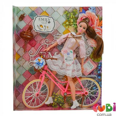 Кукла Shantou Jinxing Emily с велосипедом (QJ077)