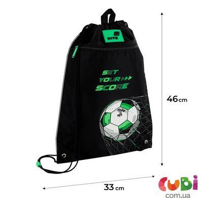 Сумка для взуття Kite 601M Football (K26-601M-39), Чорний