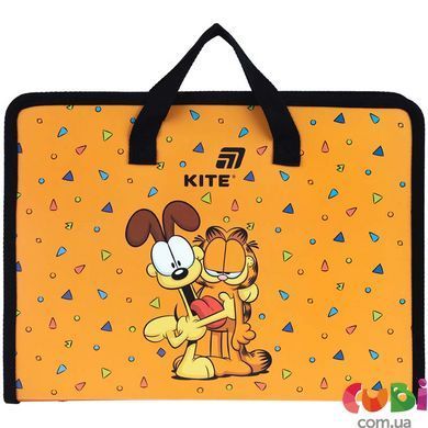 Папка-портфель на блискавці Kite Garfield (GF26-202), 1 відділення, A4