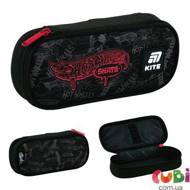 Пенал Kite Hot Wheels Скейт HW25-662-1, комбинированый