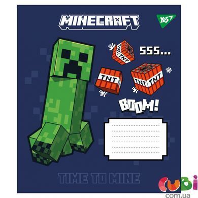 767559 А5 18 кл. Yes Minecraft Signs, зошит учнівський шкільний
