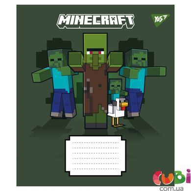 767559 А5 18 кл. Yes Minecraft Signs, зошит учнівський шкільний