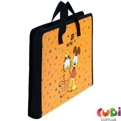Папка-портфель на блискавці Kite Garfield (GF26-202), 1 відділення, A4