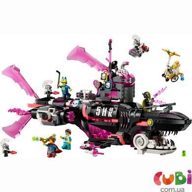 Конструктор Lego DREAMZzz Страхітливий підводний човен &laquo;Акула&raquo; (71500), комбінований