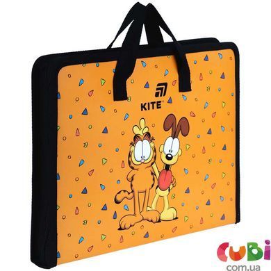 Папка-портфель на блискавці Kite Garfield (GF26-202), 1 відділення, A4