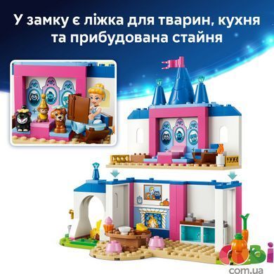 Конструктор Lego Замок Золушки та її друзів-тварин Disney Princess (43283)