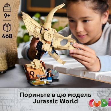 Конструктор Lego Jurassic World Скамʼянілості динозаврів: череп трицератопса (76969), комбінований