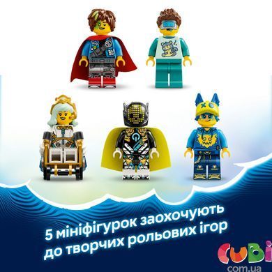 Конструктор Lego DREAMZzz Страхітливий підводний човен &laquo;Акула&raquo; (71500), комбінований