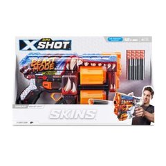 Зброя іграшкова швидкострільний бластер X-SHOT Skins Dread Beast Out (12 патронів), 36517P