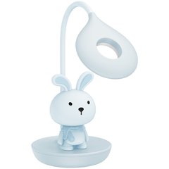 Настольная лампа LED с аккумулятором Bunny, синий