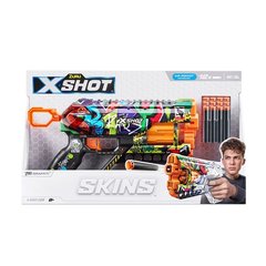 Швидкострільний бластер X-SHOT Skins Griefer Graffiti (12 патронів), 36561G