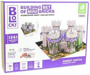 Будівельний набір для творчості з міні-цеглинок BLOCKY Лицарський Замок Strateg (31005), комбінований