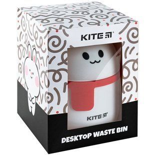 Настільний сміттєвий контейнер Kite, білий, K24-009-2