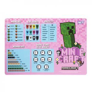 Подкладка для стола Yes "Minecraft.Spring" табл. англ. (492320)