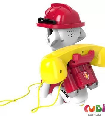 Игрушка-каталка на веревочке Paw Patrol - Маршал: экстренный вызов, комбинированый