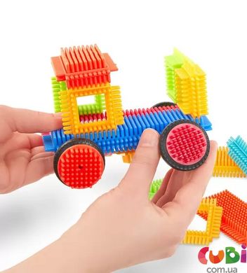 Конструктор серии Bristle Blocks - СТРОИТЕЛЬ (36 деталей, в коробке)