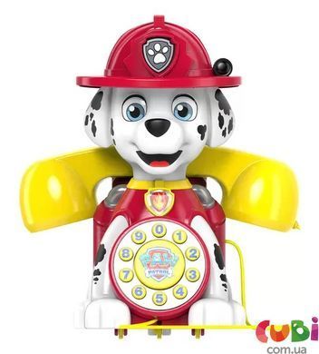 Игрушка-каталка на веревочке Paw Patrol - Маршал: экстренный вызов, комбинированый