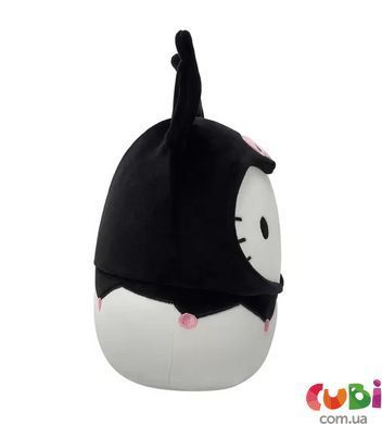 Мʼяка іграшка SQUISHMALLOWS Хелоу Кітті - ХЕЛОУ КІТТІ В ОБРАЗІ КУРОМІ (20 см)