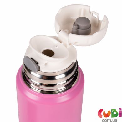 Термос Yes "Fusion" с чашкой, 420 мл, розовый