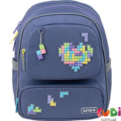 Рюкзак полукаркасный Kite Education Tetris K22-756S-1, Сиреневый
