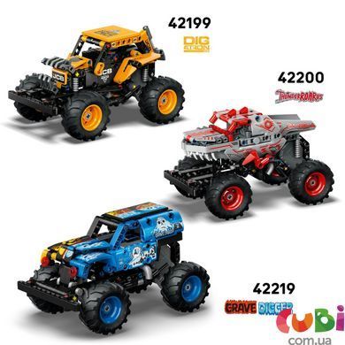 Конструктор Lego Technic Monster Jam Sparkle Smash із функцією &laquo;Pull-Back&raquo; (42220)