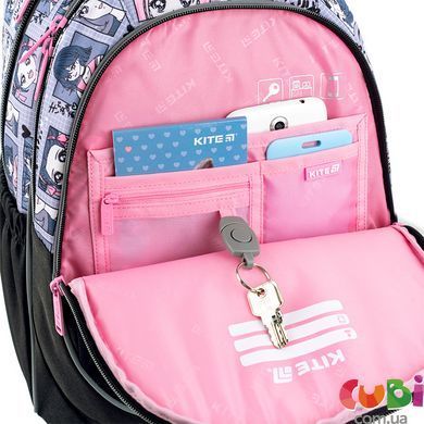 Школьный рюкзак Kite Education Девочка Аниме K25-700M-1, комбинированый