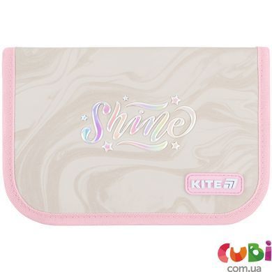 Пенал Kite 1 отделение, 2 отворота, без наполнения 622 Dazzling (K26-622-1), Бежевый