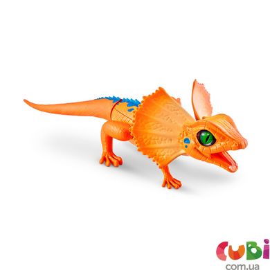 Интерактивная игрушка ROBO ALIVE - ОРАНЖЕВАЯ ПЛАЩЕНОСНАЯ ЯЩЕРИЦА, оранжевый