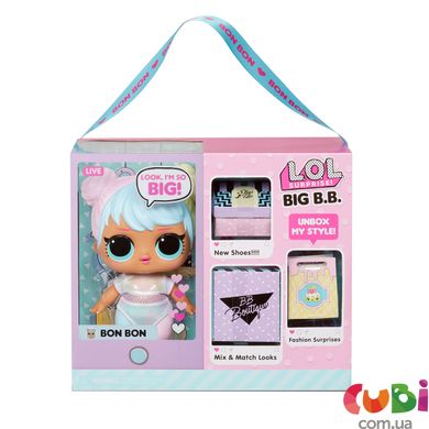 Игровой набор с мега-куклой L.O.L. SURPRISE! серии "Big B.B.Doll" – БОН-БОН