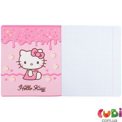 Тетрадь школьная Kite Hello Kitty HK25-232-2, 12 листов, клетка