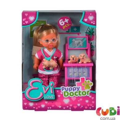 Кукла Эви Щенячий врач, с аксессуарами, 3+, 573 3647
