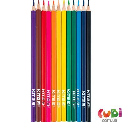 Олівці Kite кольорові тригранні, 12 шт. Kite Classic (K-053)