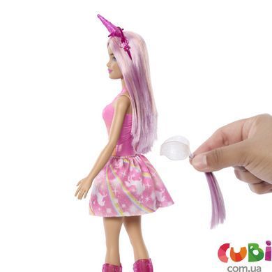 Кукла-единорог "Розовая грация" серии Дримтопия Barbie (HRR13), комбинированый