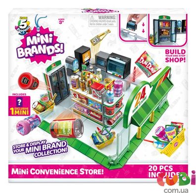 Игровой набор ZURU MINI BRANDS Supermarket Магазин у дома (77206)