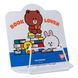 Підставка для книг фігурна Yes "Line Friends", метал (470514)