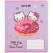 Тетрадь школьная Kite Hello Kitty HK25-232-2, 12 листов, клетка