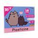 Пластилін Yes, 18 кольорів, 360г "Pusheen" (540695)