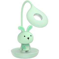 Настольная лампа LED с аккумулятором Bunny, зеленый