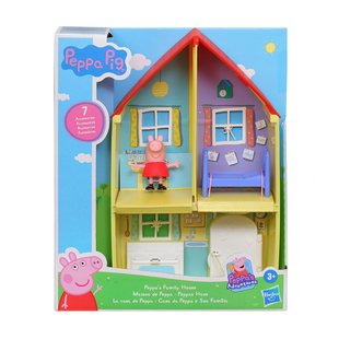 Игровой набор Peppa - ДОМ ПЕППЫ (домик с мебелью, фигурка Пеппы)