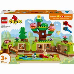 Конструктор Lego Лес открытий с дикими животными Duplo Town (10480)