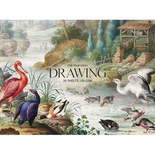 Блок для малювання на склейці Drawing А5 +, 20 аркушів, MUSE, (PB-GB-020-050)