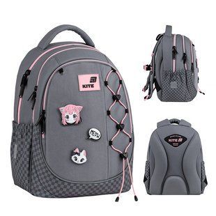 Рюкзак Kite Education 700 Meow (K26-700M-3), сірий