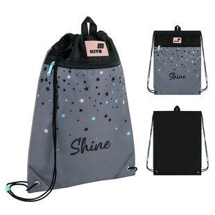 Сумка для взуття Kite 601M Shine (K26-601M-26), Темно-сірий